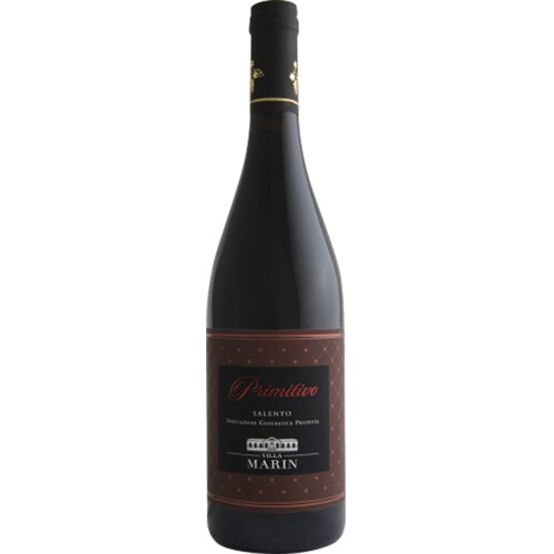 Primitivo IGT Salento, Villa Marin, Parolvini, Itálie - suché