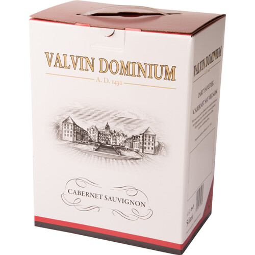 Cabernet Sauvignon, jakostní, Chateau Valtice, 5 litrů - suché