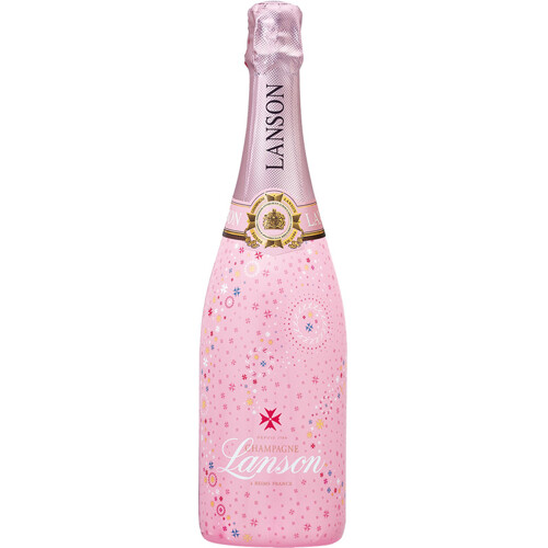 Champagne Lanson Rosé Label, Brut - suché