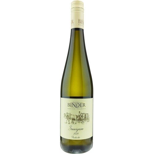 Sauvignon BIO, pozdní sběr 2020, řada Elegance, Binder - polosuché