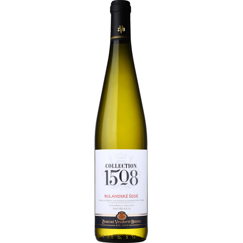 Rulandské šedé, pozdní sběr, Collection 1508, Zámecké vinařství Bzenec - suché