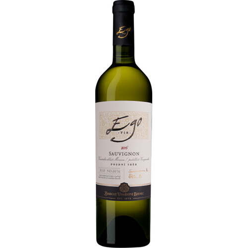 Sauvignon, pozdní sběr, řada EGO, Zámecké vinařství Bzenec - suché
