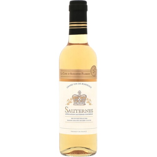 Sauternes Blanc AOC, lahvička 375 ml, La Cave d'Augustin Florent, Bordeaux, Francie - sladké