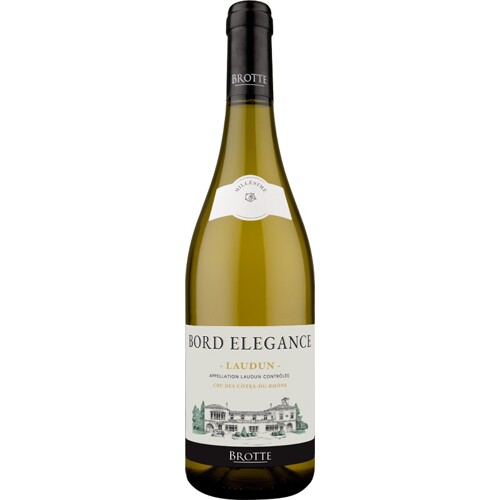 Laudun Bord Elégance blanc, Brotte,  Cotes du Rhone, Francie - suché
