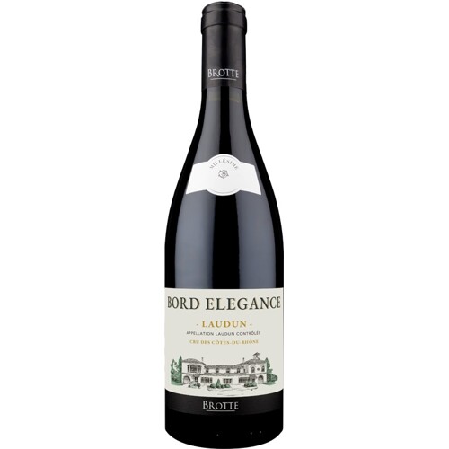 Laudun Bord Elégance rouge, Brotte Cotes du Rhone, Francie - suché