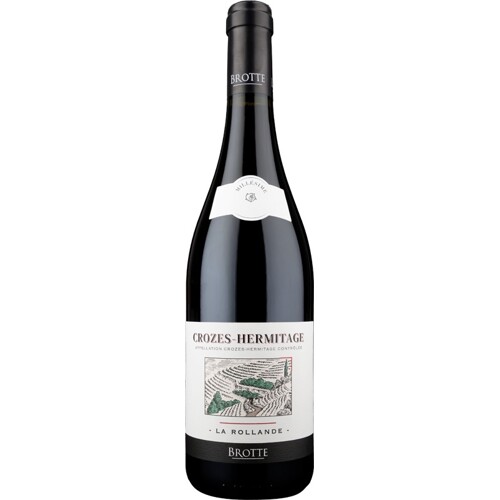 Crozes Hermitage La Rollande, Brotte, Cotes du Rhone, Francie - suché