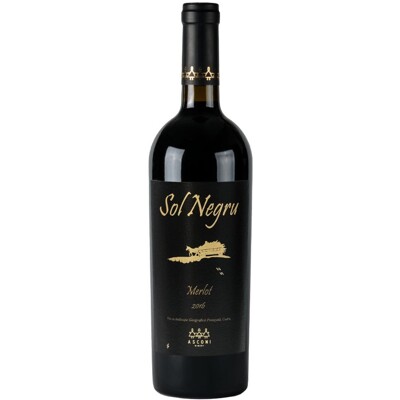 Merlot, Sol Negru,vinařství Asconi, Moldavsko - suché
