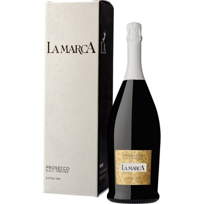 Prosecco DOC Treviso, La Marca, Extra Dry v lahvi 1,5l Magnum a v dárkové krab...