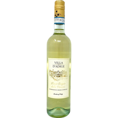 Pinot Grigio DOC Veneto, Villa Adige, Parolvini, Itálie - suché