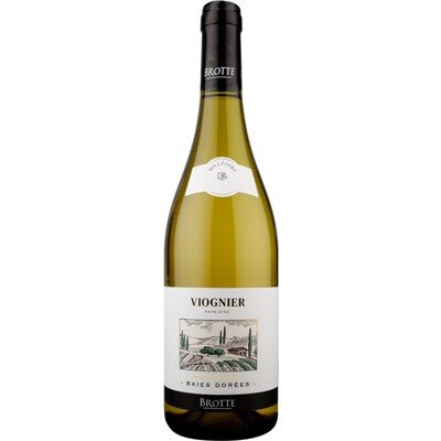 Viognier Baies Dorées, Brotte, Cotes du Rhone, Francie - suché