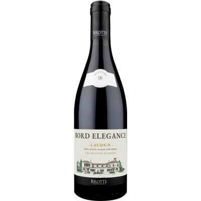 Laudun Bord Elégance rouge, Brotte Cotes du Rhone, Francie - suché