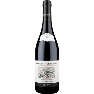 Crozes Hermitage La Rollande, Brotte, Cotes du Rhone, Francie - suché