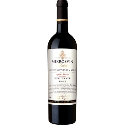Cabernet Sauvignon &amp; Merlot, Dvě tratě barrique 2023, Mikrosvín, Traditional l...